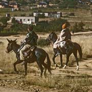 Basotho horsemen