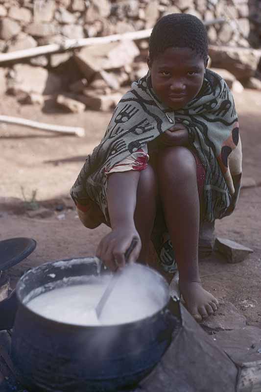 Stirring the porridge