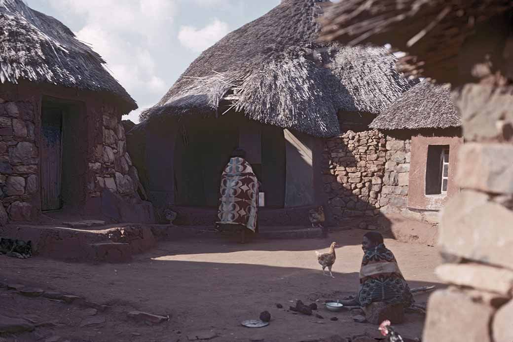 Raleqheka courtyard