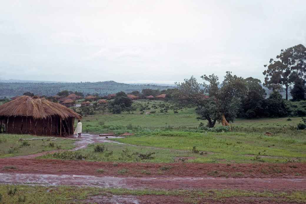 Village along Mozambique border