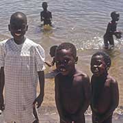 Girls along Lake Malawi