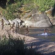 Swimmers, Chikale Beach