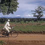 Yao man on a bike