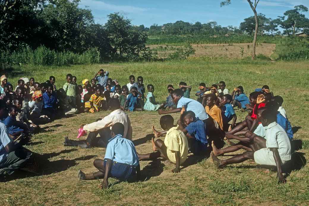 Boys dancing, Chamakala