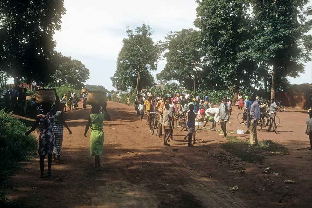 Village street market