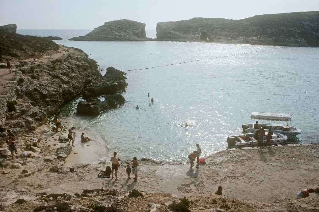 View of Blue Lagoon, Comino