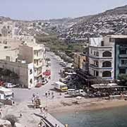 View to Xlendi beach