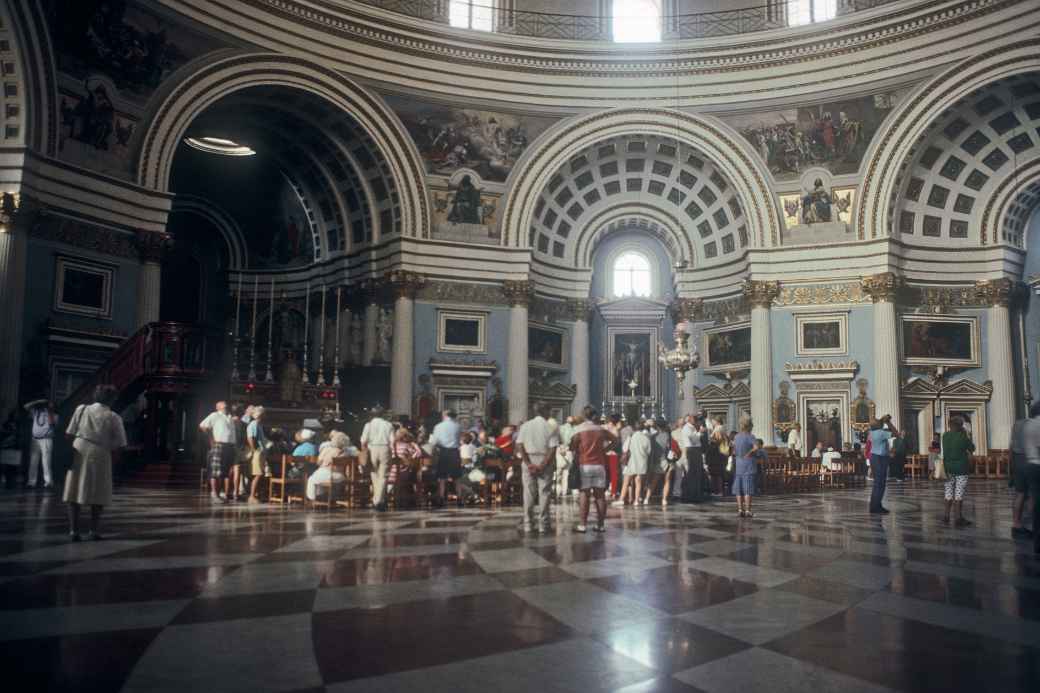 Interior, Rotunda of Mosta