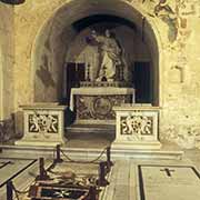 Altar and graves, St. Paul's Grotto