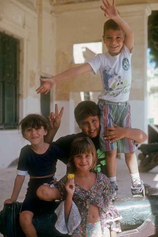 Children posing