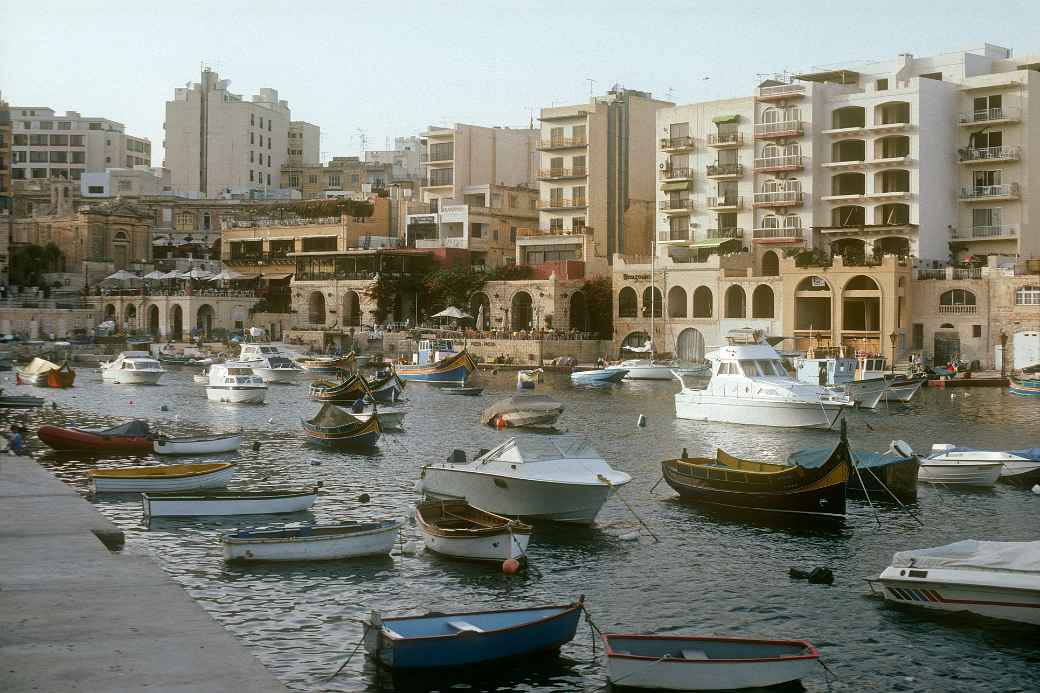 View across Spinola Bay