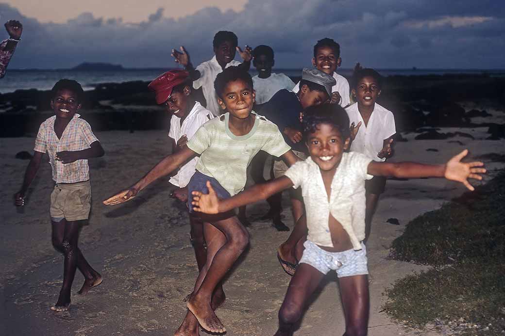 Children on the beach