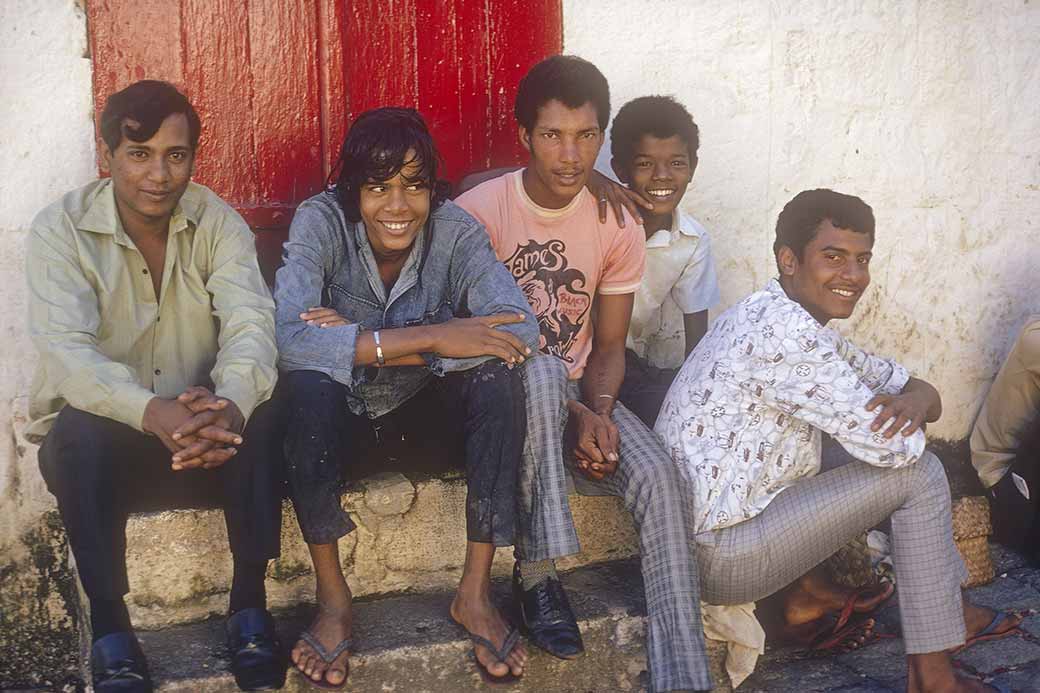 Young men of Port Louis