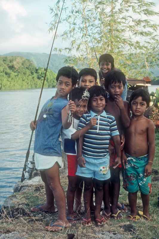 Boys going fishing