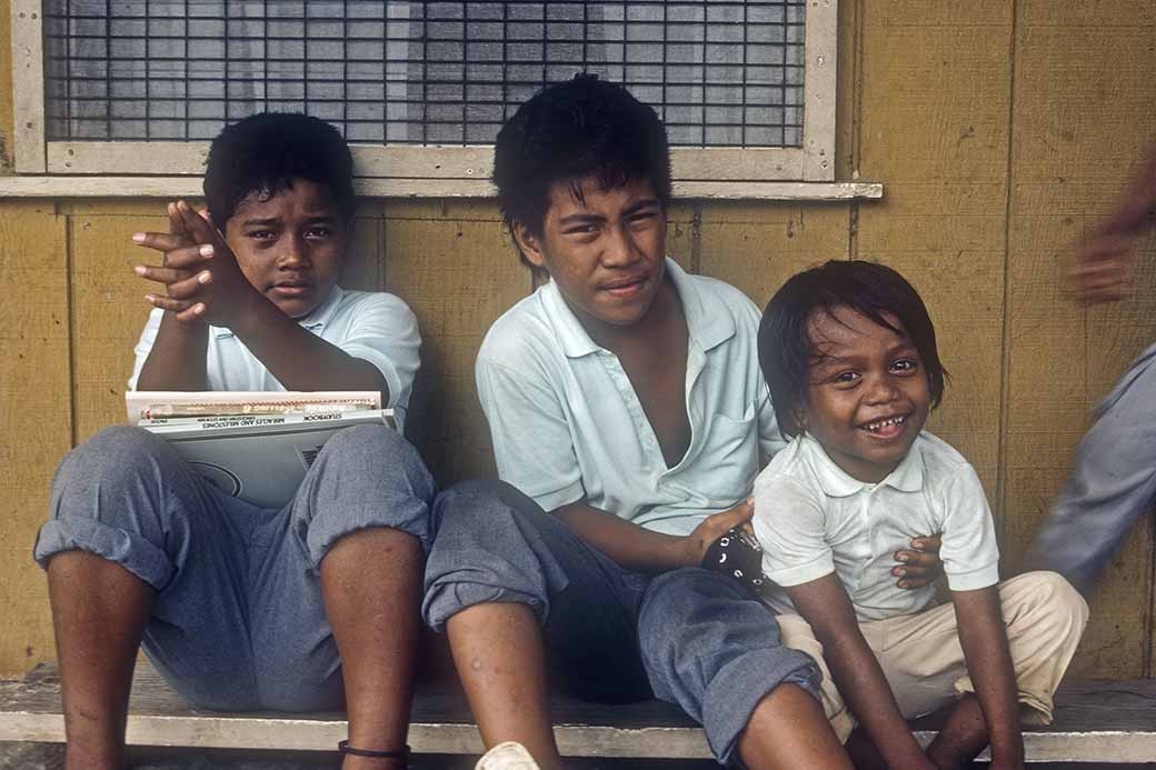 Boys at Pohnpei SDA School