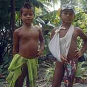 Two young boys in thu