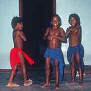 Traditional dance by boys