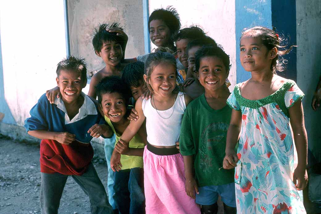 Happy children on Murilo island