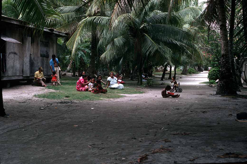 Relaxing on Fananu