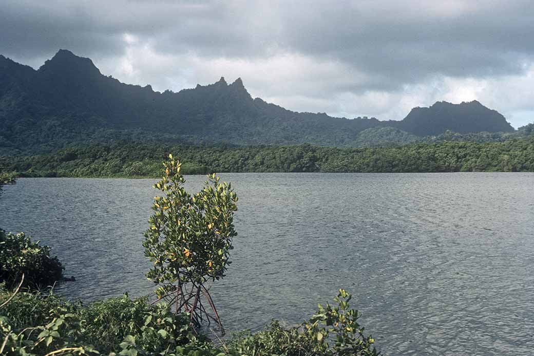 View to “Sleeping Lady“, Kosrae