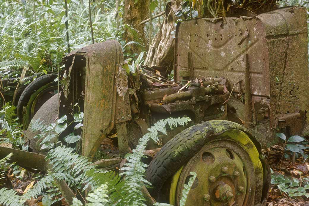 Derelict Japanese truck