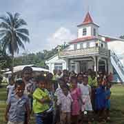 Children in their Sunday best