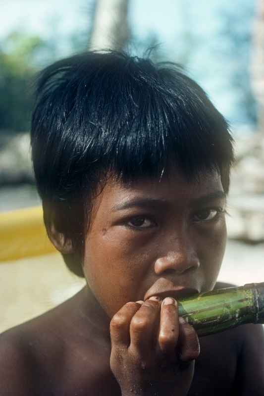 Rainer with sugar cane