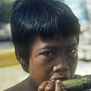 Rainer with sugar cane