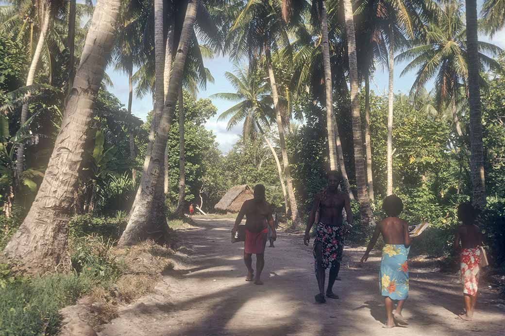 Village road, Falalop, Ulithi