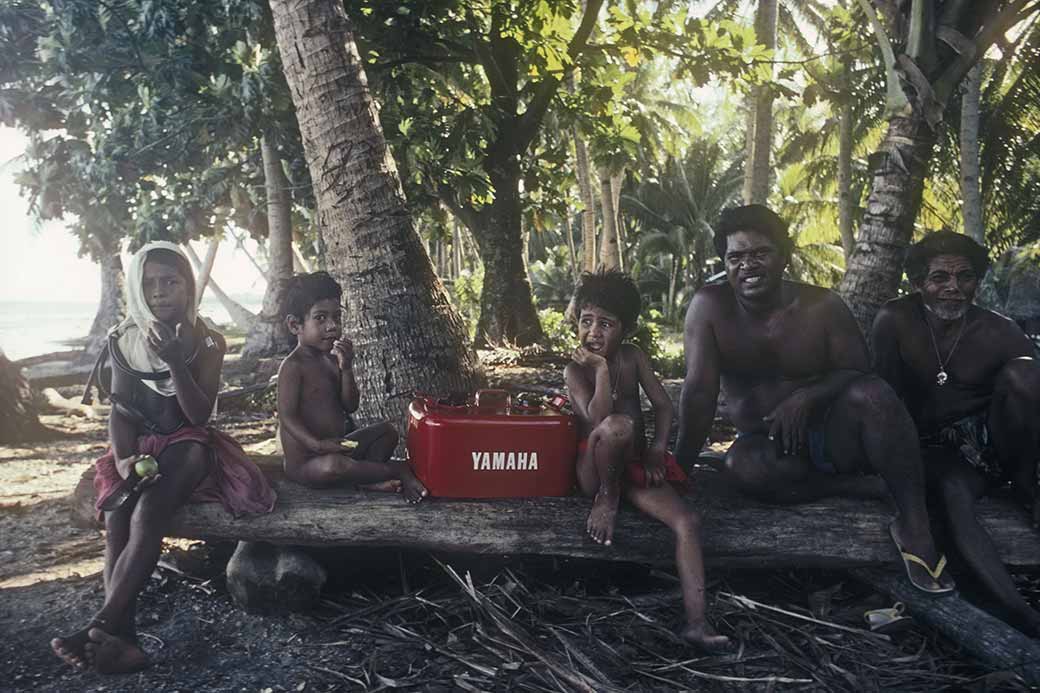 Men and boys, Utagai, Woleai