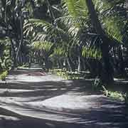 Road in the village, Falalop, Ifalik