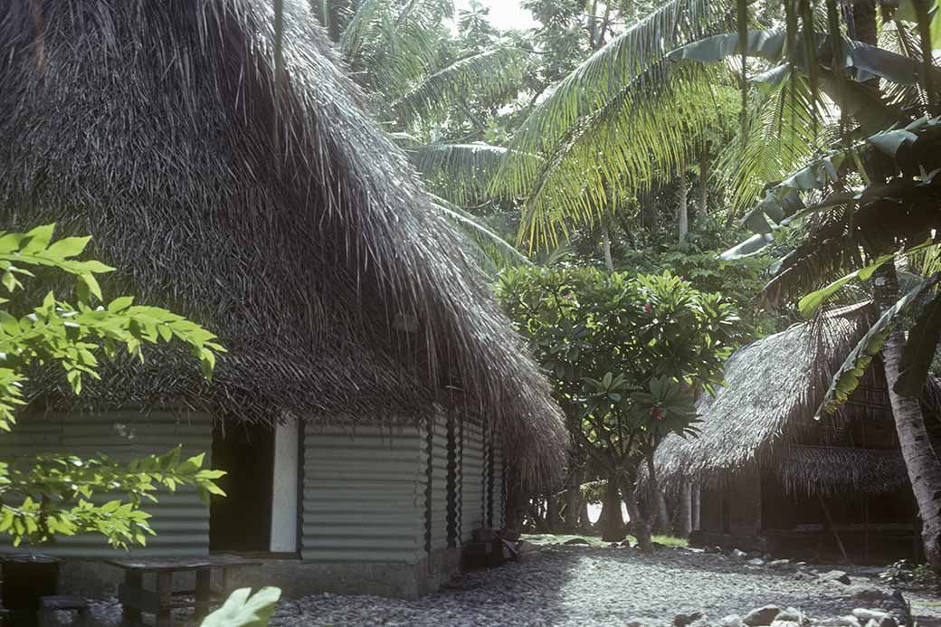 Houses on Lamotrek