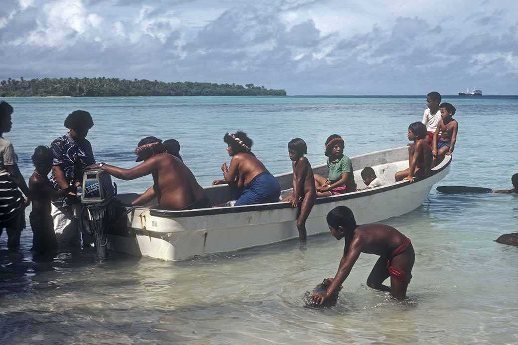 Lagoon of Faraulep atoll