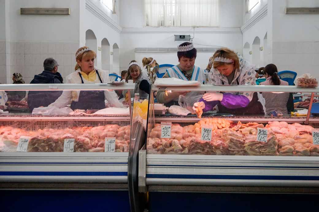 Chişinău meat market