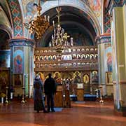 In the church, Chițcani Monastery