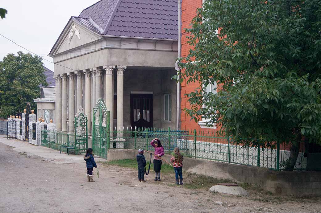 Roma Children playing, Soroca