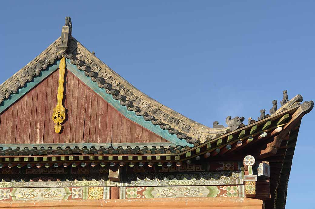 Temple roof