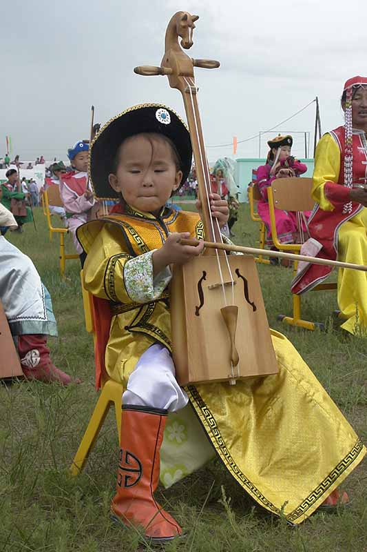 Girl with Morin Khuur