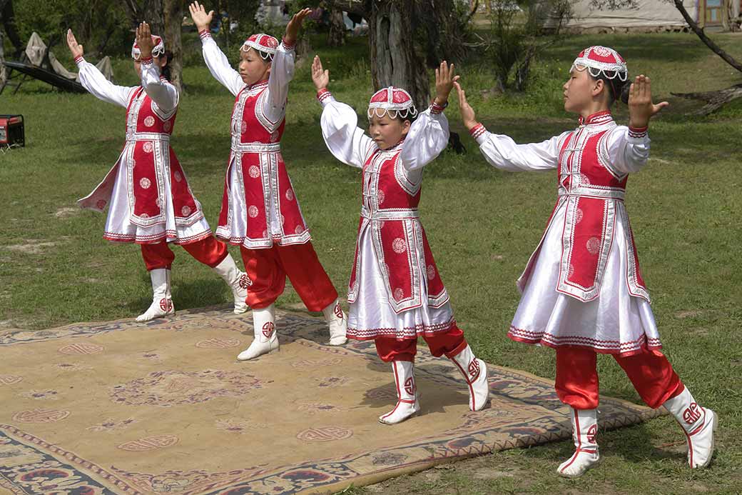 Girl dance performance