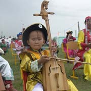 Girl with Morin Khuur