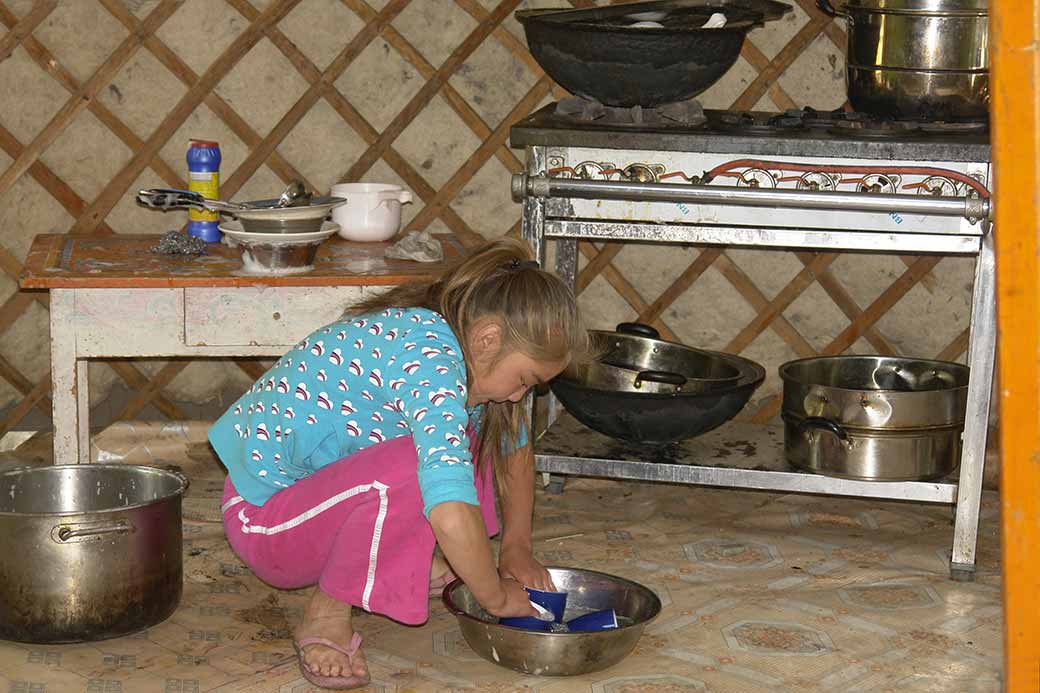 Washing up