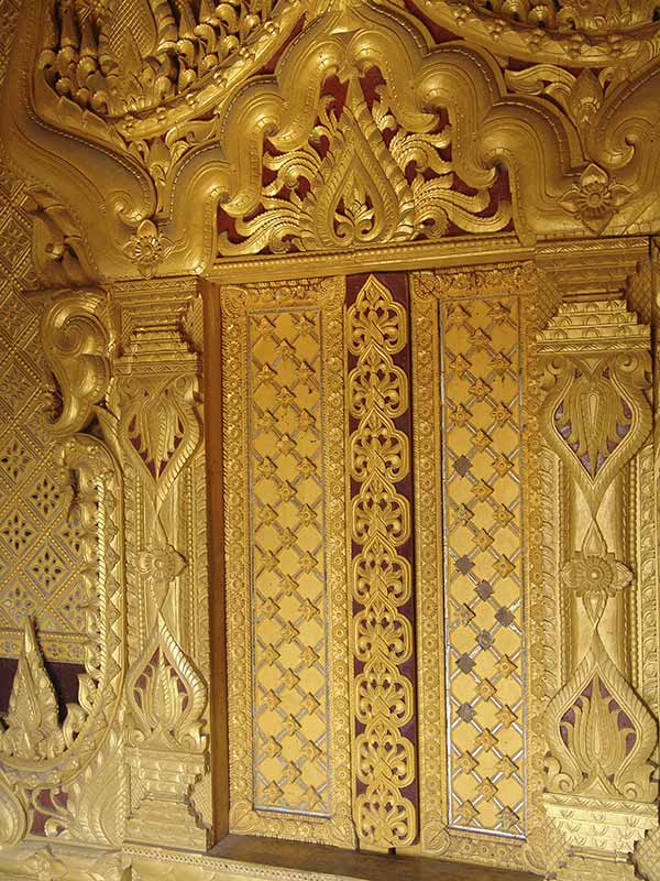 Gilded door