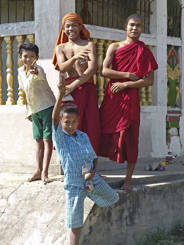 At a village temple