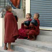 Novices, begging bowls