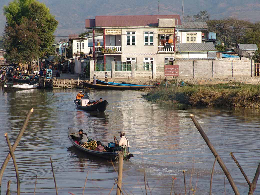 View of Nyaungshwe