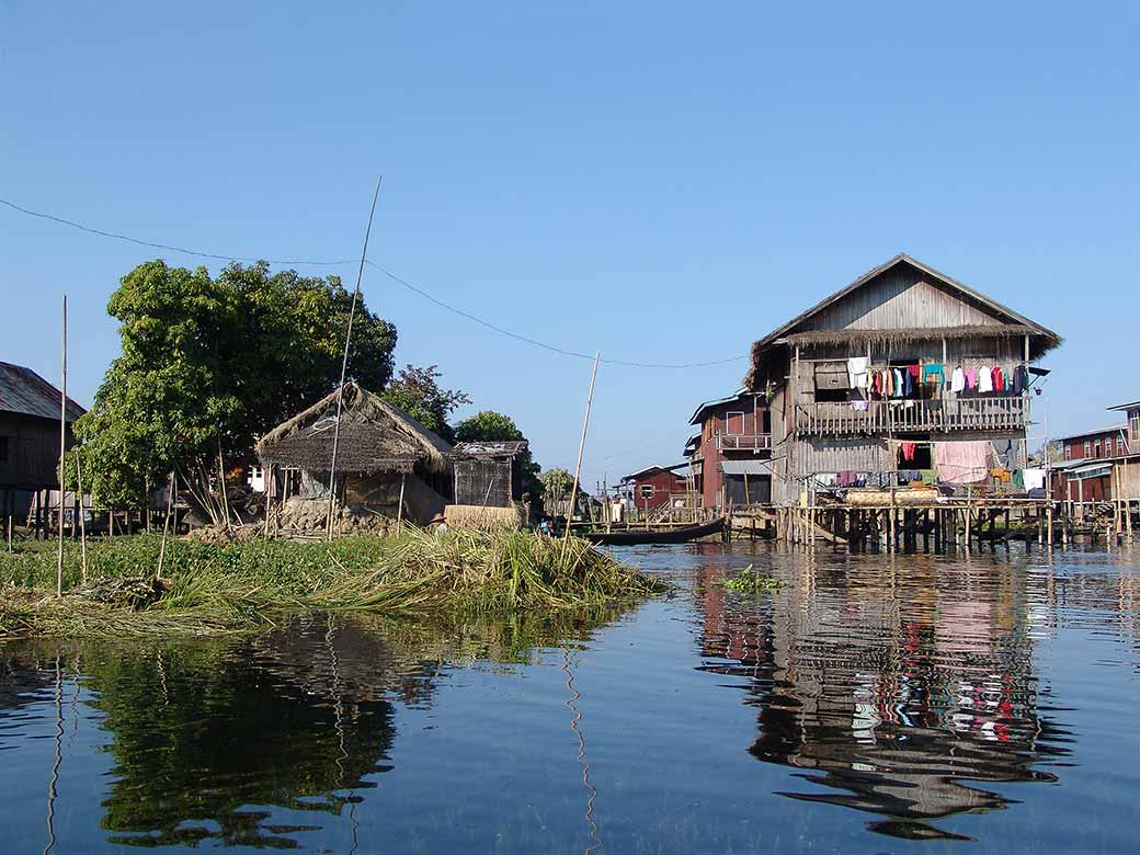 Village over water