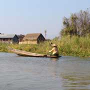 Woman on Inle Lake