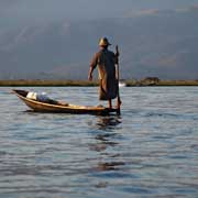 Boat on Inle Lake