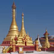 Golden stupas