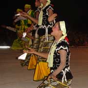 Women sing and dance